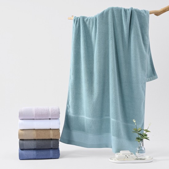 Cotton bath towel sets, pure cotton face towels, soft and absorbent, large hand and foot towels, wholesale gifts.