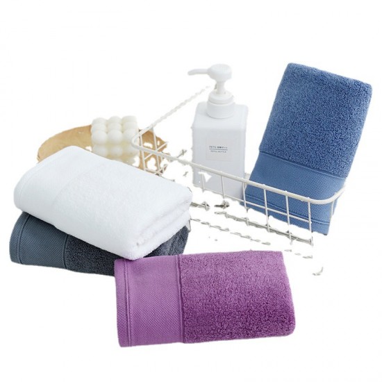 Pure cotton face towels, 120g, long-staple cotton, soft and absorbent, with hotel logo, wholesale