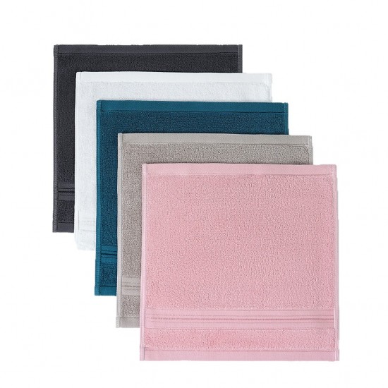 Plain pure cotton household baby face, hand, and mouth towels, high-quality cotton absorbent table and car wipes.