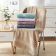 Combed long-staple cotton small bath towels, 50*100cm children's thickened, soft and absorbent, with custom embroidered logo.