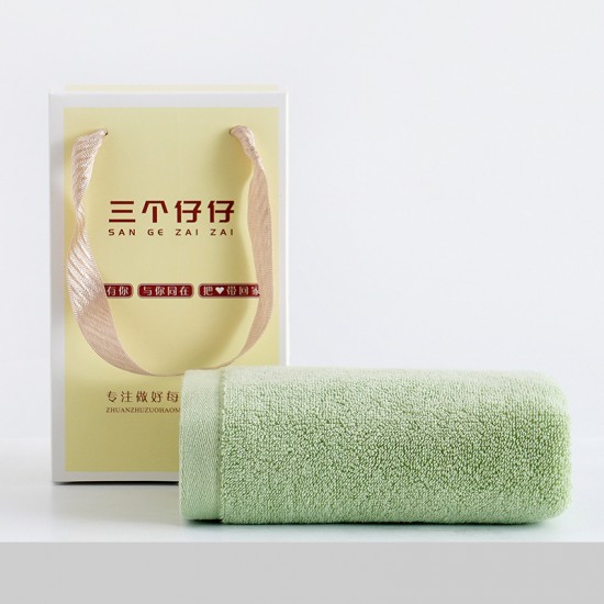 Three Boys Household Cotton Large Towel, Soft and Absorbent, Adult 100% Cotton Face Wash Gift, Wholesale