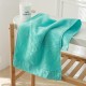 Factory direct sale, solid color cotton towels with embroidered logo.