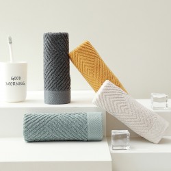Gaoyang factory direct sale of 32-ply pure cotton face towels, jacquard, gift, advertising, logos available.