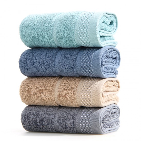 Manufacturer-sold pure cotton face towels for adults, thickened for men and women, solid colors, cutouts, long-pile, and absorbent.
