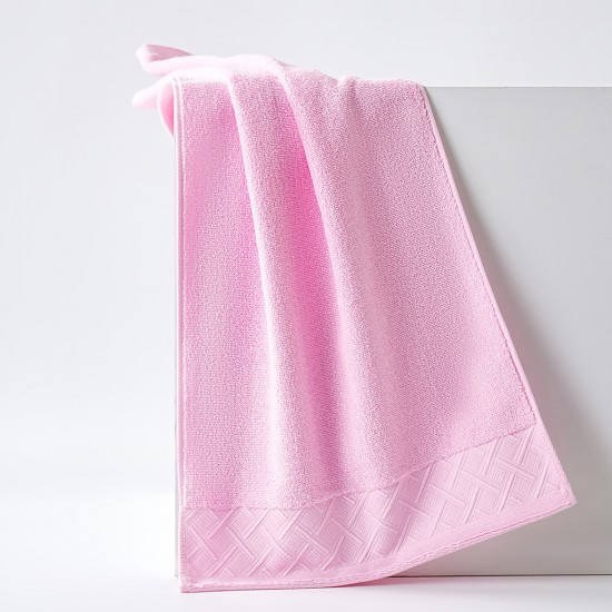Class A pure cotton towel, thickened, absorbent, and lint-resistant, pure cotton face washcloth for wholesale use at hotels.