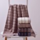 Factory wholesale of wavy cotton bath towels, soft, absorbent, and thickened, custom logo for corporate gifts.