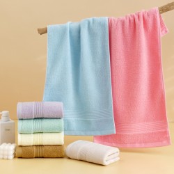 Thin all-cotton adult face towel, plain, thin, soft and absorbent, combed cotton face towels for couples, wholesale Thin all-cotton adult face towel, plain, thin, soft and absorbent, combed cotton face towels for couples, wholesale