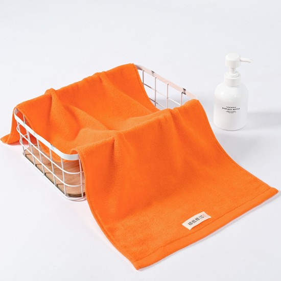100% cotton face towel, household Gifts: combed long-staple, soft, absorbent, and thick, solid-colored cotton for adults, wholesale.