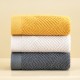 Adult, couple's, thickened, long-staple, solid, household, pure cotton face towel, logo-embroidered