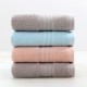 Two-pack of pure cotton face towels for household gifts, adult, men's and women's soft and absorbent towels with embroidered logo. Two-pack of pure cotton face towels for household gifts, adult, men's and women's soft and absorbent towels with embroidered logo.