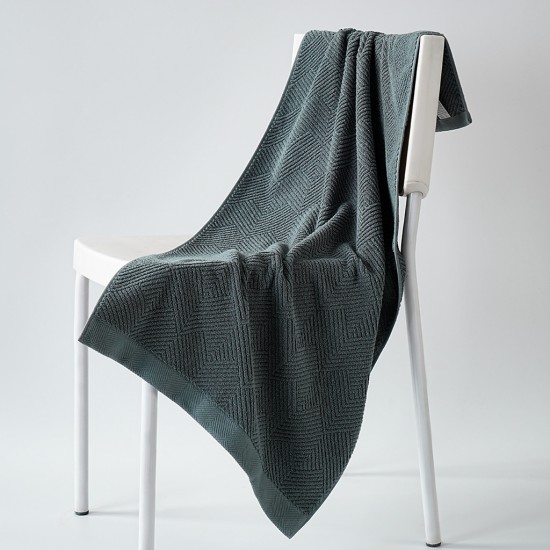 Plain cotton towels, soft and absorbent, 50*100cm children's thickened small bath towels.