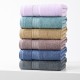 Combed long-staple cotton small bath towels, 50*100cm children's thickened, soft and absorbent, with custom embroidered logo.