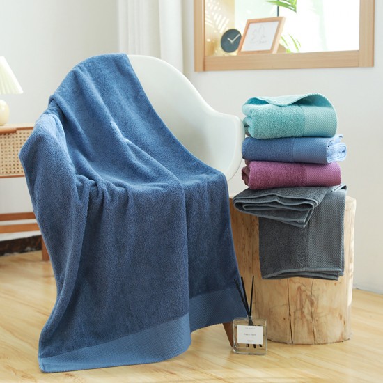21-yarn long-staple cotton bath towels, adult household, all-cotton absorbent, wholesale, hotel, beauty salon, gift, custom logos available.