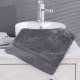 Thick, absorbent, and soft, small square cotton hand towels for hotel hand towels, wholesale with embroidered logos.
