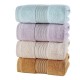 Combed long-staple cotton small bath towels, 50*100cm children's thickened, soft and absorbent, with custom embroidered logo.