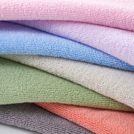 Class A pure cotton towel, thickened, absorbent, and lint-resistant, pure cotton face washcloth for wholesale use at hotels.
