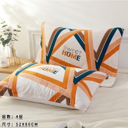 Pillow towels in stock, new, colorful, gauze, four-layer, thickened, household, adult, soft and breathable, wholesale