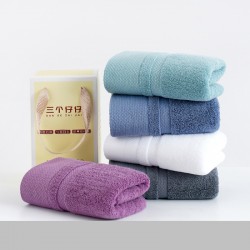 Three Boys Household Cotton Large Towel, Soft and Absorbent, Adult 100% Cotton Face Wash Gift, Wholesale