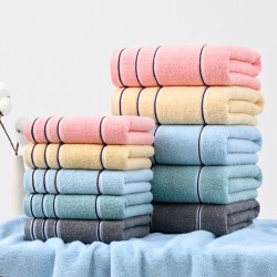 Thick pure cotton face wash towels, pure cotton, soft and absorbent, long-staple plain gift, wholesale promotional gift.