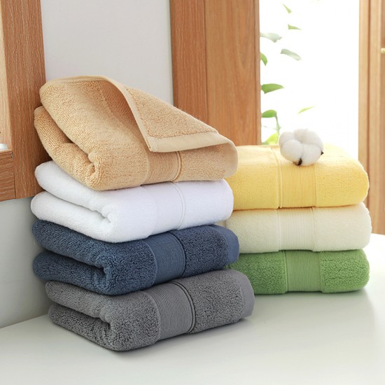 170g pure cotton absorbent thickened face towel, household face towel, hotel towel, wholesale, logo embroidered, same as hotel products