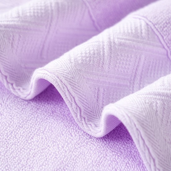 Class A pure cotton towel, thickened, absorbent, and lint-resistant, pure cotton face washcloth for wholesale use at hotels.