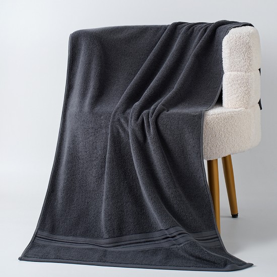 Pure cotton bath towels for home use, adult bath wraps, outdoor swimming, all-combed cotton, thickened and absorbent for men and women, embroidered. Pure cotton bath towels for home use, adult bath wraps, outdoor swimming, all-combed cotton, thickened and absorbent for men and women, embroidered.