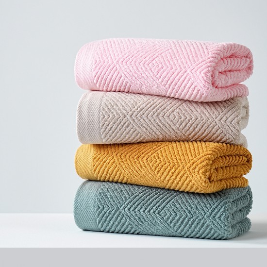 Three Little Ones 50*100cm small bath towels, pure cotton, solid color, soft and absorbent, large household towels for children, wholesale cross-border. Three Little Ones 50*100cm small bath towels, pure cotton, solid color, soft and absorbent, large household towels for children, wholesale cross-border.