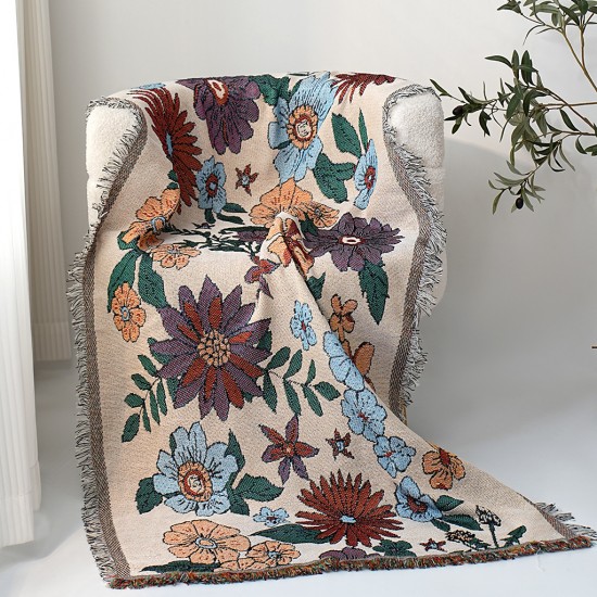 Outdoor camping picnic blankets Bohemian B&B-style sofa towels, sofa blankets, casual decorative covers, sofa covers.