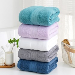 Three Zaizai pure cotton bath towels, pure cotton, soft and absorbent for adult homes, hotel and beauty salons, wholesale with embroidery. Three Zaizai pure cotton bath towels, pure cotton, soft and absorbent for adult homes, hotel and beauty salons, wholesale with embroidery.