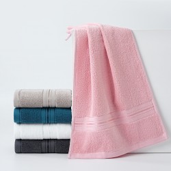 Plain, thickened, solid cotton towels, individually packaged, absorbent, and adult face towels, wholesale. Plain, thickened, solid cotton towels, individually packaged, absorbent, and adult face towels, wholesale.