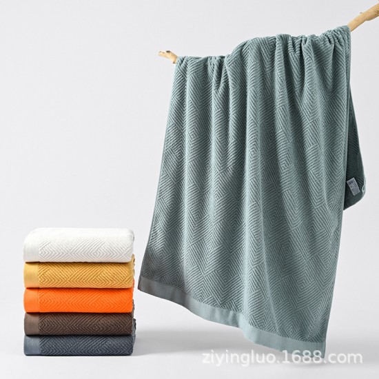 Pure cotton bath towels, pure cotton, soft and absorbent, thickened combed long-staple cotton, adult gift, wholesale labor protection. Pure cotton bath towels, pure cotton, soft and absorbent, thickened combed long-staple cotton, adult gift, wholesale labor protection.
