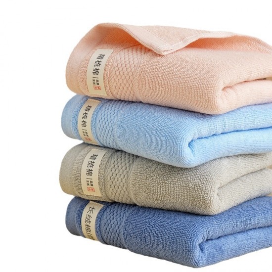 Adult, daily, face towel, soft, absorbent, lint-free, cotton towel for household use, promotional logo