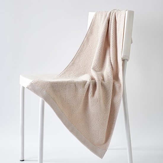 Plain cotton towels, soft and absorbent, 50*100cm children's thickened small bath towels.