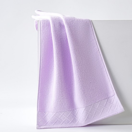 Class A pure cotton towel, thickened, absorbent, and lint-resistant, pure cotton face washcloth for wholesale use at hotels.