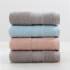Two-pack of pure cotton face towels for household gifts, adult, men's and women's soft and absorbent towels with embroidered logo.