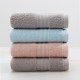 Two-pack of pure cotton face towels for household gifts, adult, men's and women's soft and absorbent towels with embroidered logo. Two-pack of pure cotton face towels for household gifts, adult, men's and women's soft and absorbent towels with embroidered logo.