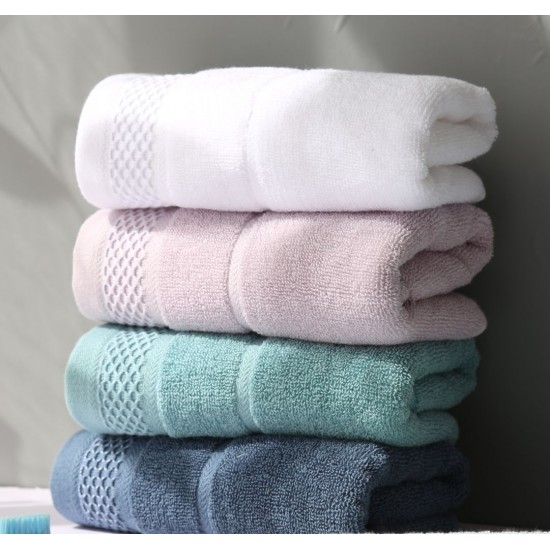 Manufacturer-sold pure cotton face towels for adults, thickened for men and women, solid colors, cutouts, long-pile, and absorbent.