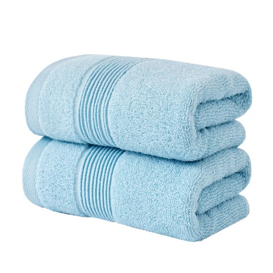Two-pack of household 100% cotton adult face towels, soft and absorbent [same as Points Mall]