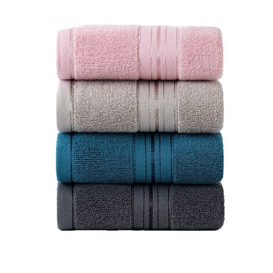 Plain, thickened, solid cotton towels, individually packaged, absorbent, and adult face towels, wholesale.